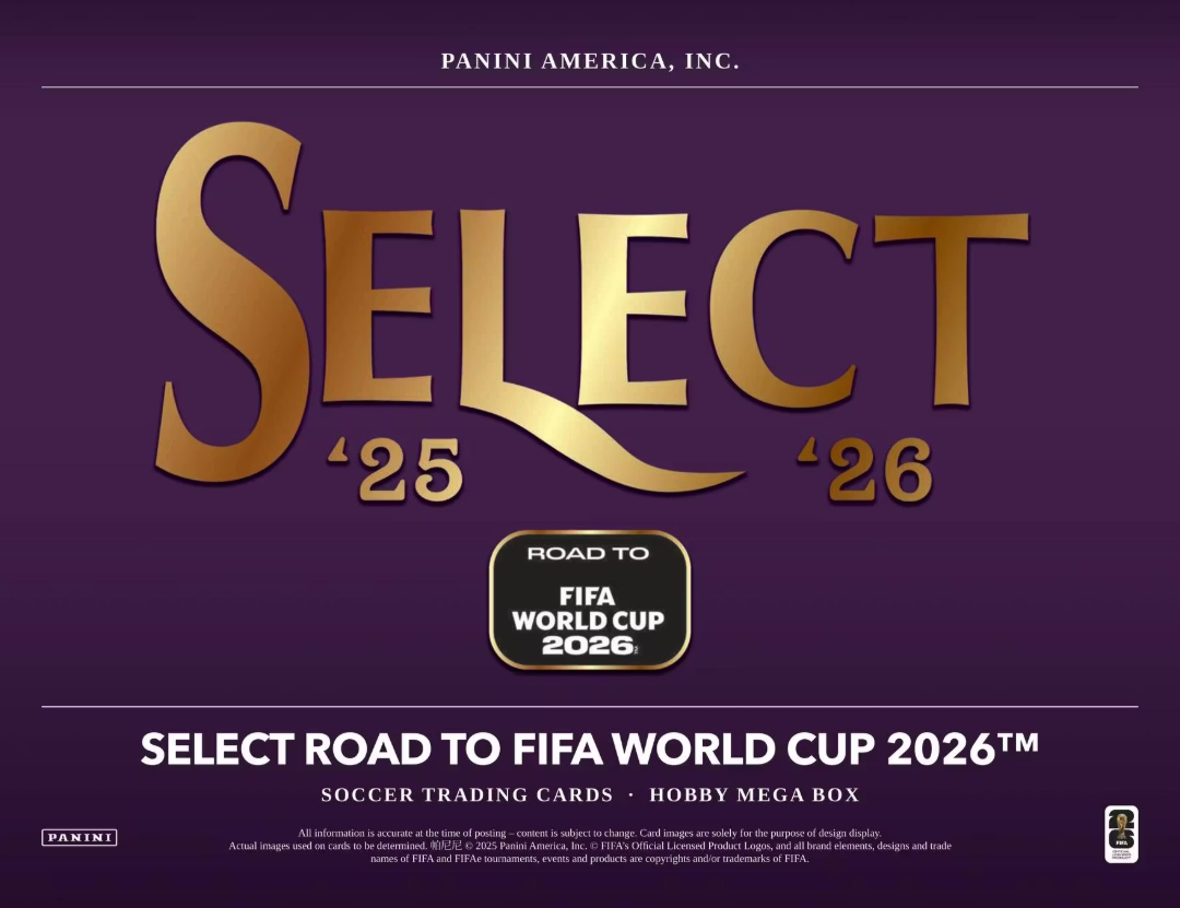 2025-26 Panini Select Road to FIFA World Cup Soccer Mega Hobby 20-Box Case