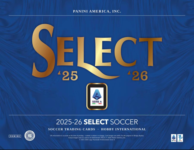 2025-26 Panini Select Serie A Soccer Hobby International Pack