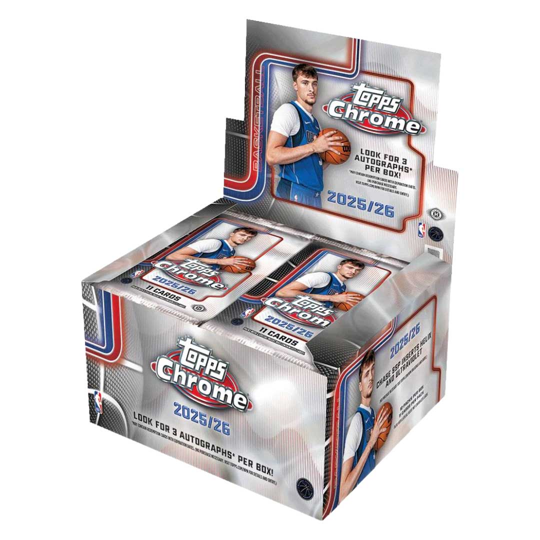 2025-26 Topps Chrome Basketball First Day Issue Hobby Jumbo Box