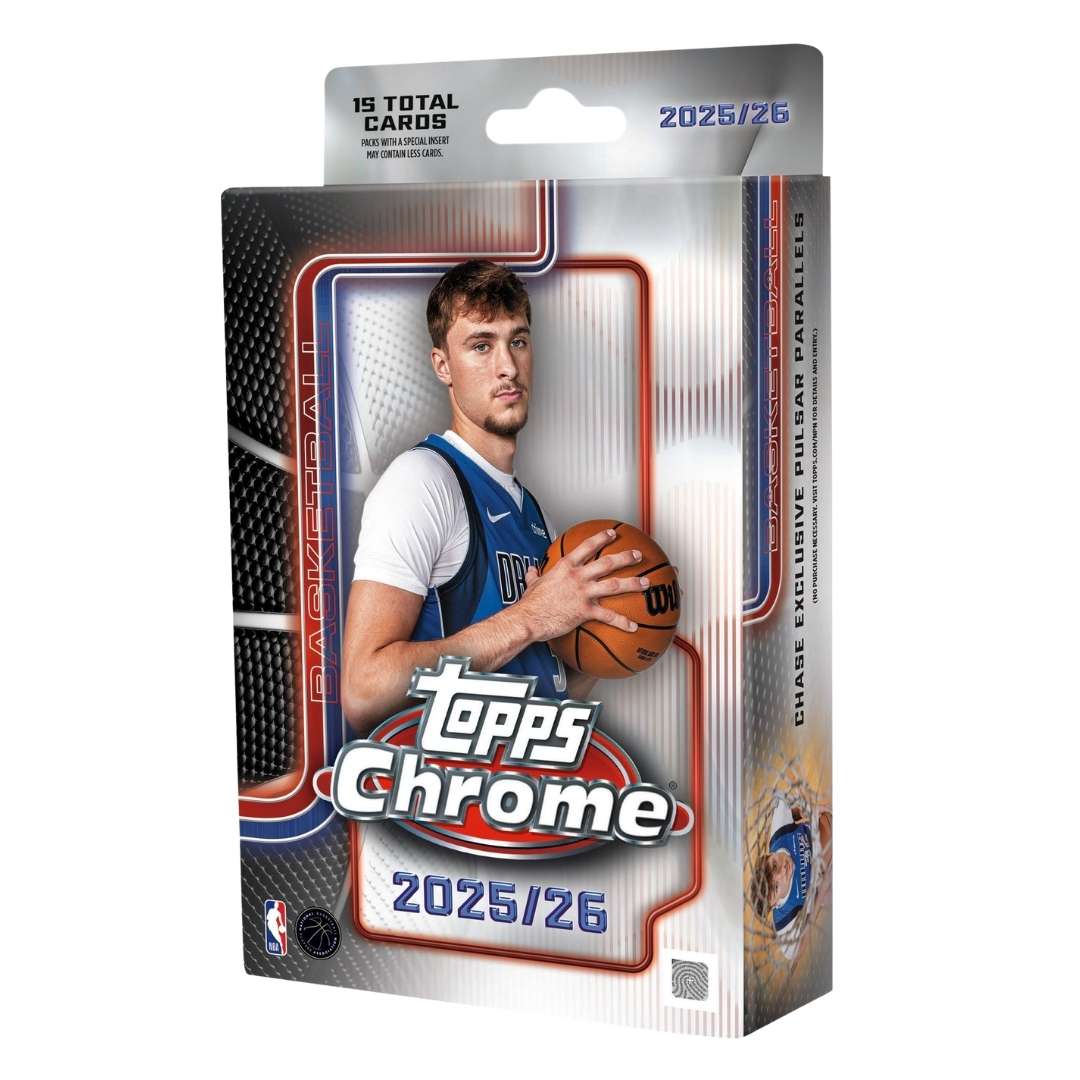  2025-26 Topps Chrome Basketball Hanger Box (Fanatics)