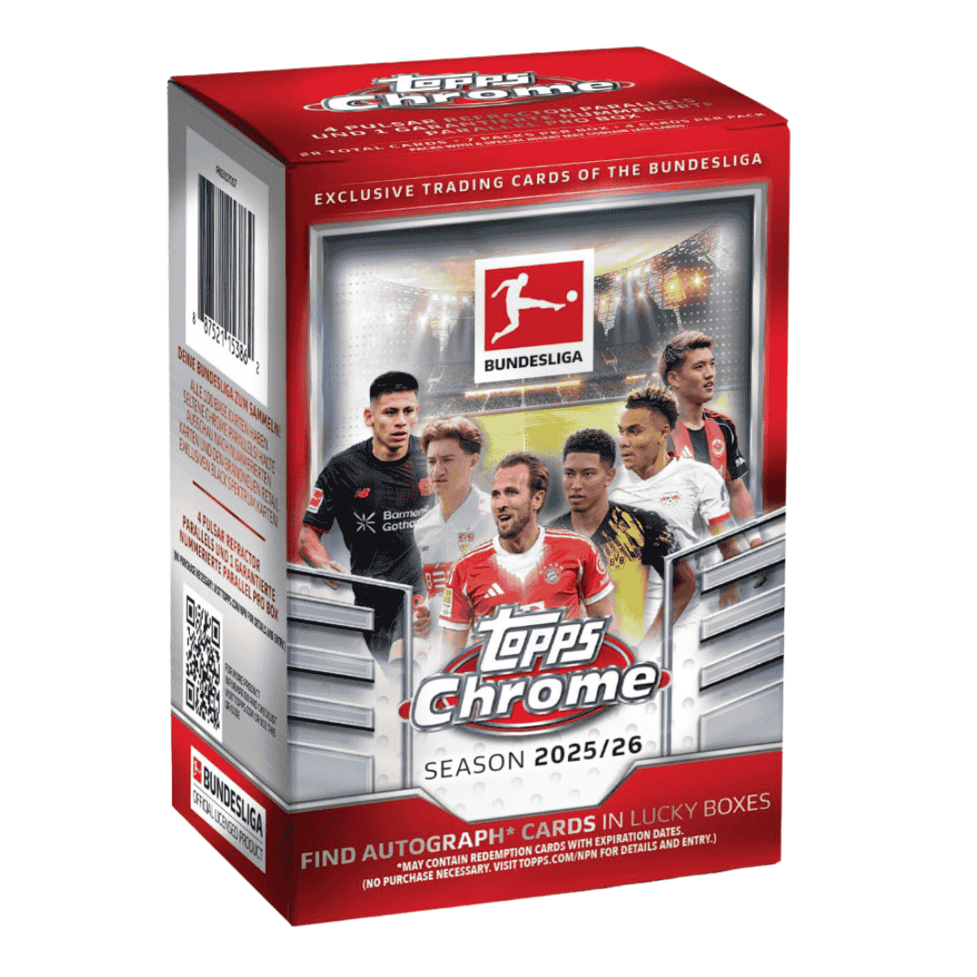 2025-26 Topps Chrome Bundesliga Soccer Blaster Box