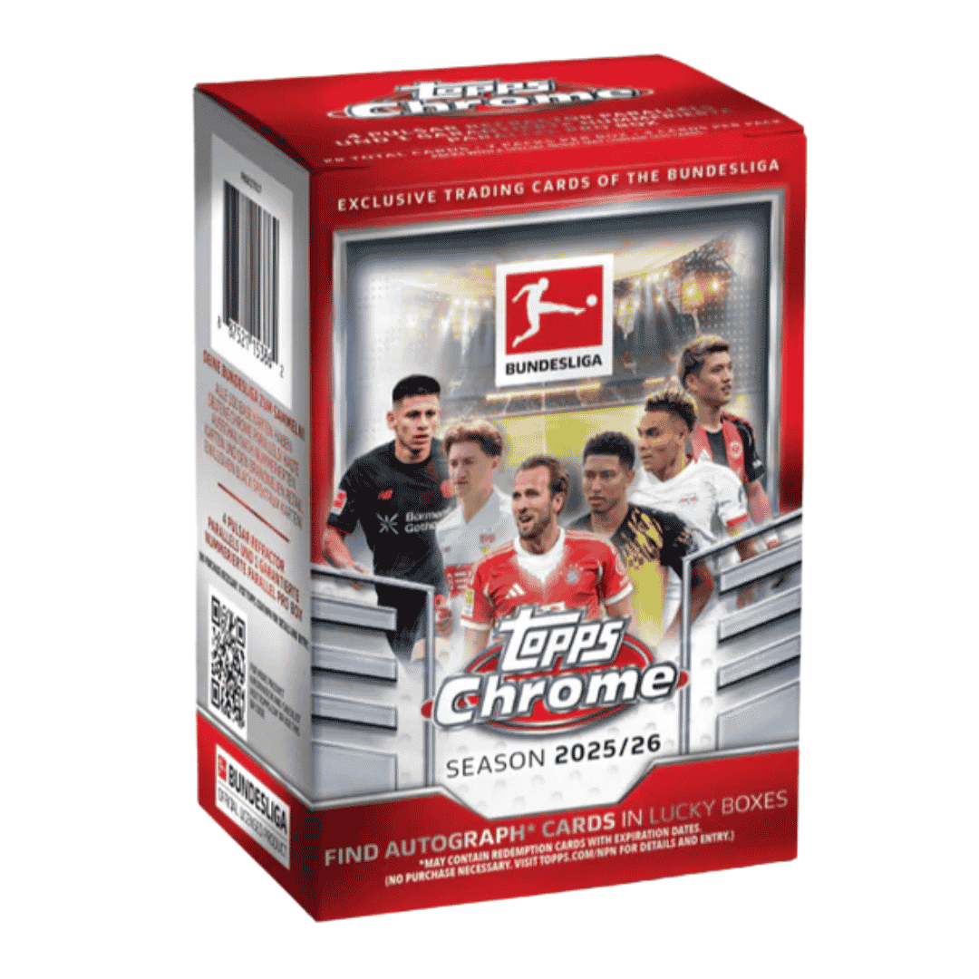 2025-26 Topps Chrome Bundesliga Soccer Value Box