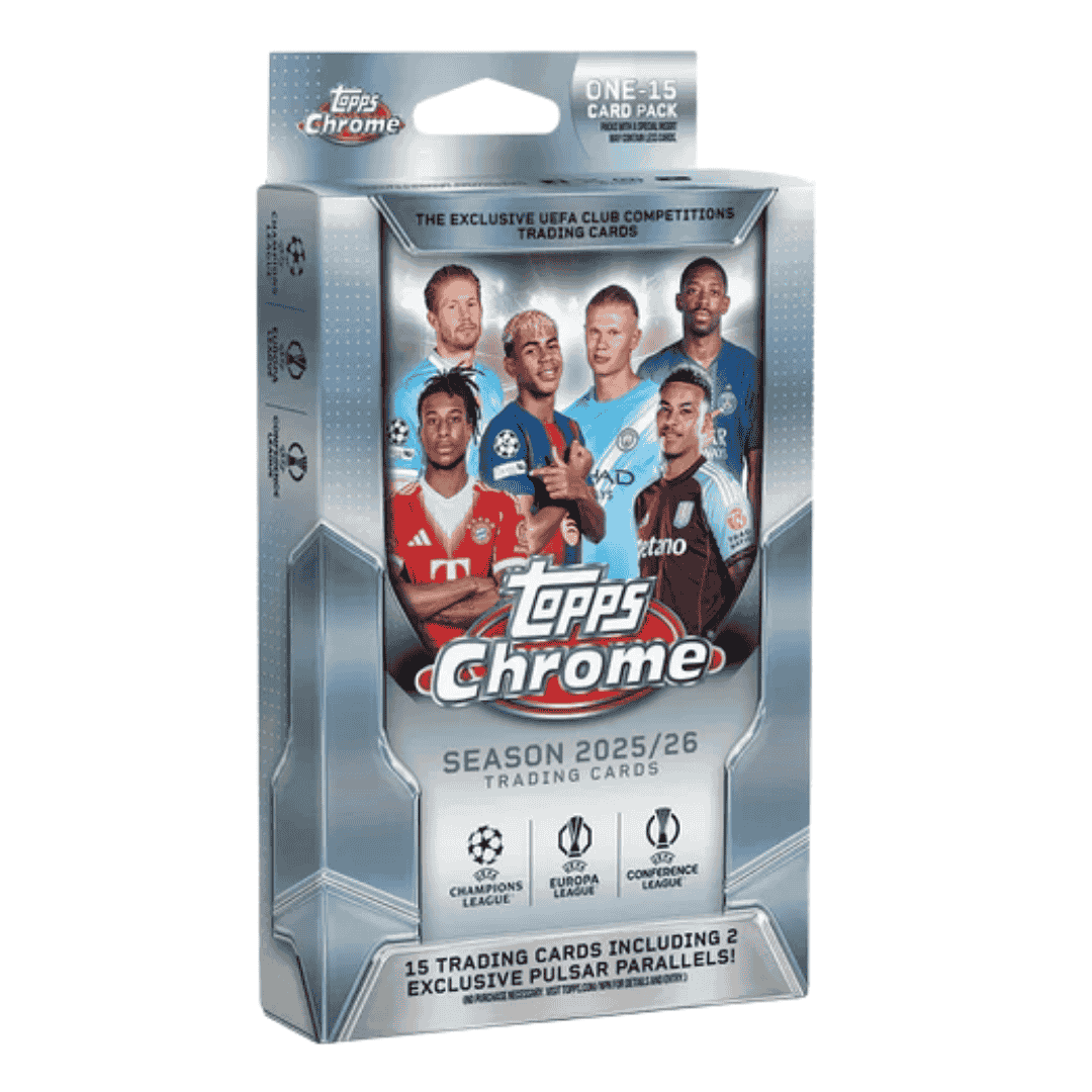 2025-26 Topps Chrome UEFA Champions League Soccer Hanger Box
