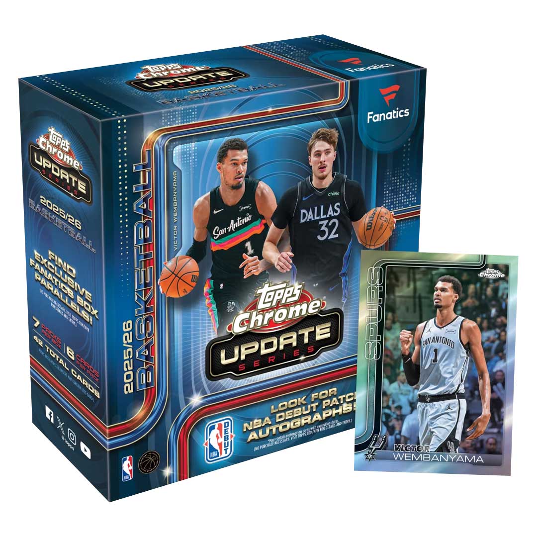 2025-26 Topps Chrome Update Series Basketball Mega Box (Fanatics Edition)