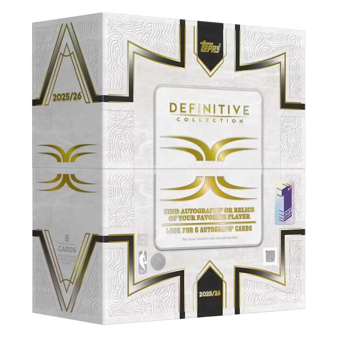 2025-26 Topps Definitive Basketball Hobby Box - First Day Issue (FDI)