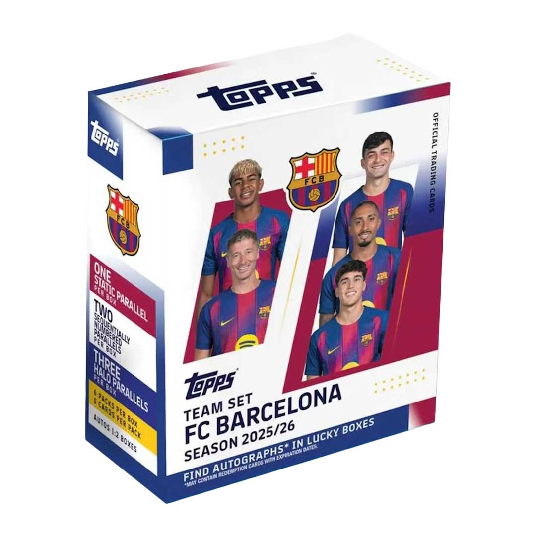 2025-26 Topps FC Barcelona Soccer Team Set Box