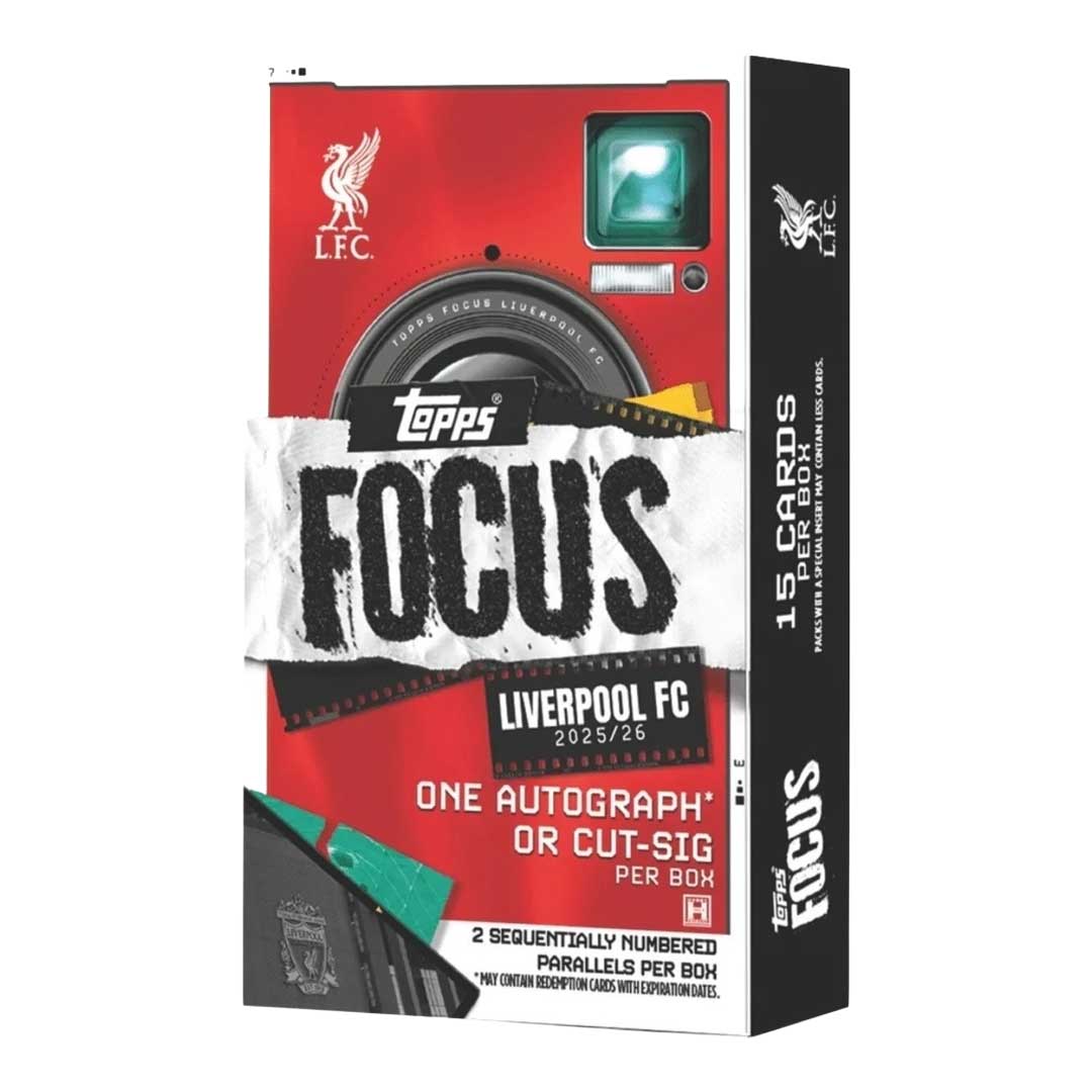 2025-26 Topps Focus Liverpool Soccer Hobby Box