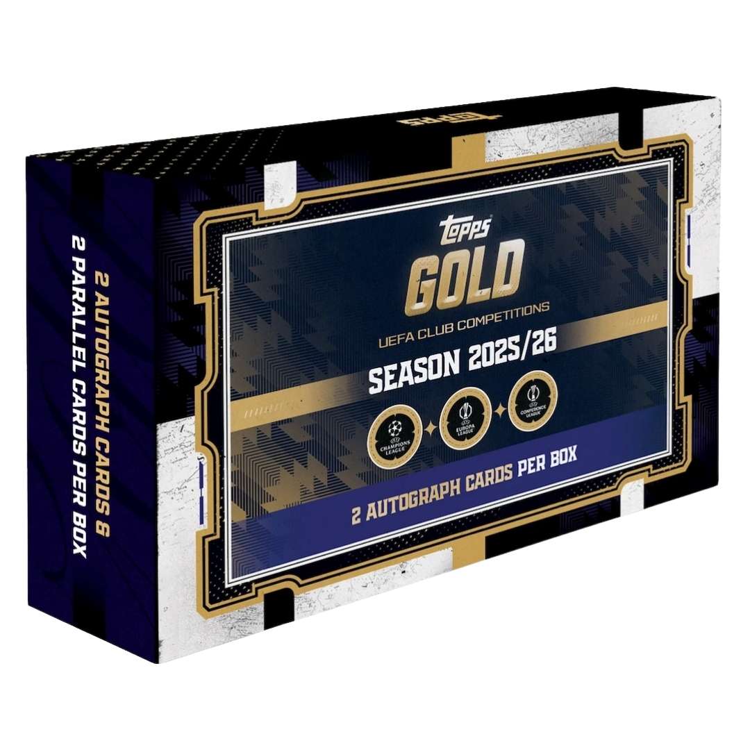 2025-26 Topps Gold UEFA Club Competitions Soccer Hobby Box