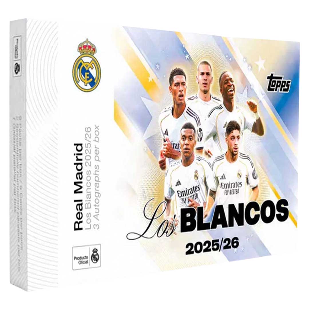 2025-26 Topps Real Madrid Los Blancos Soccer Hobby Box
