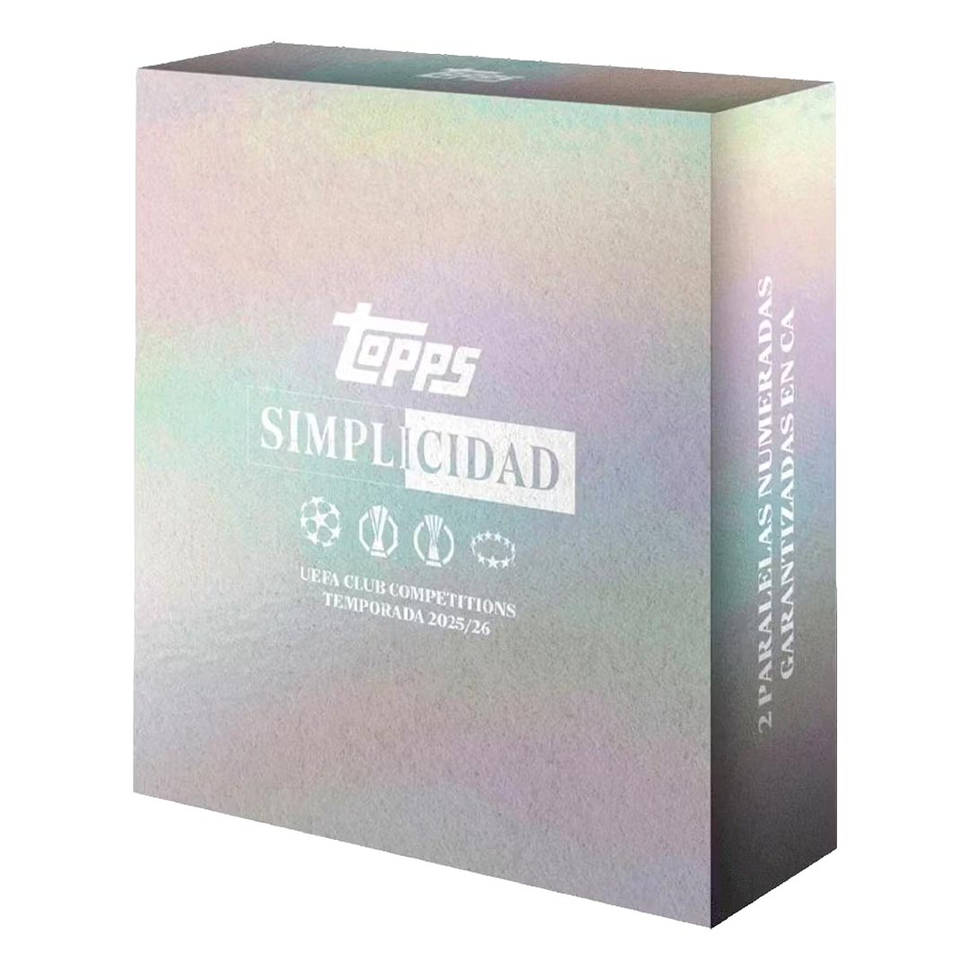 2025-26 Topps Simplicidad UEFA Club Competitions Soccer Hobby Box