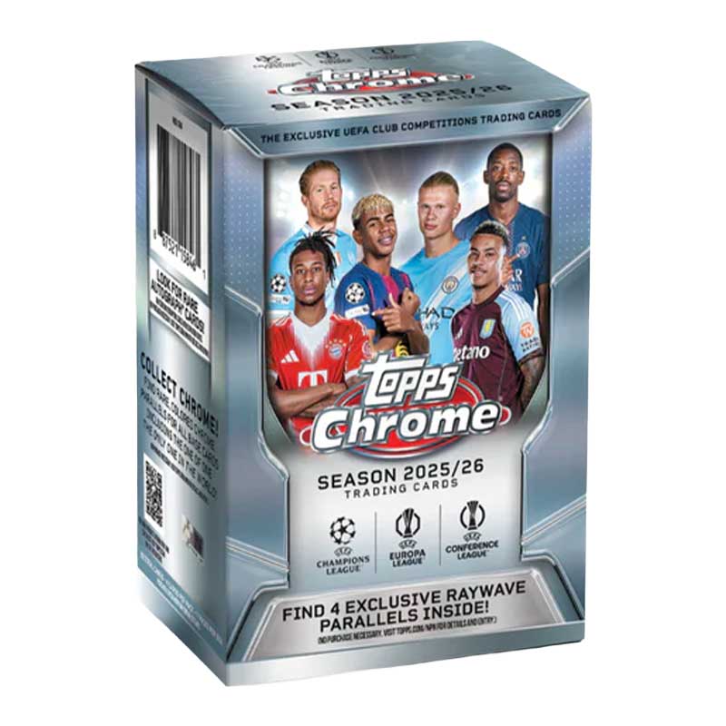 2025-26 Topps Soccer Chrome UCC UEFA Club Competitions Value Box