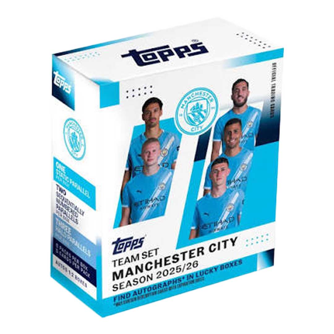 2025-26 Topps Soccer Manchester City Team Set Box