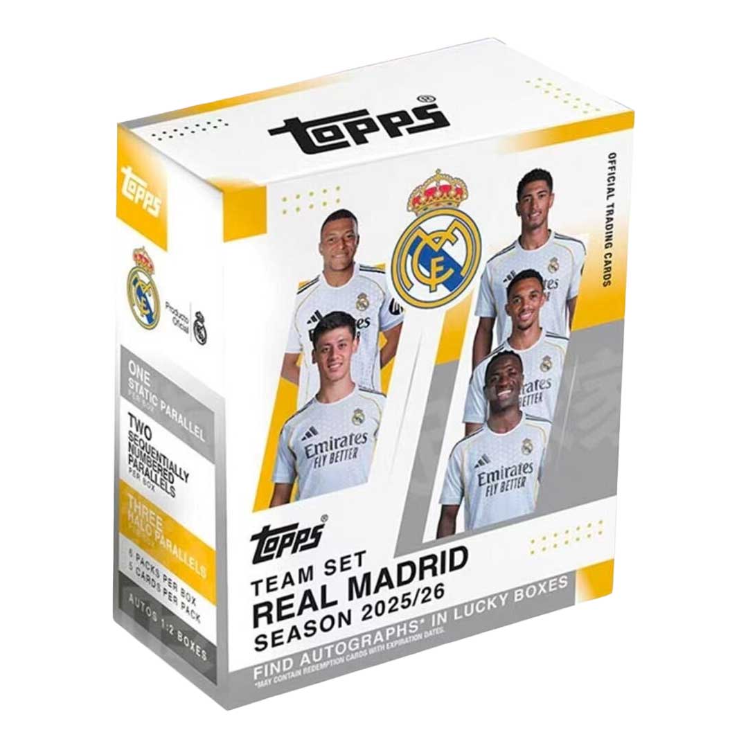 2025-26 Topps Soccer Real Madrid Team Set Box 