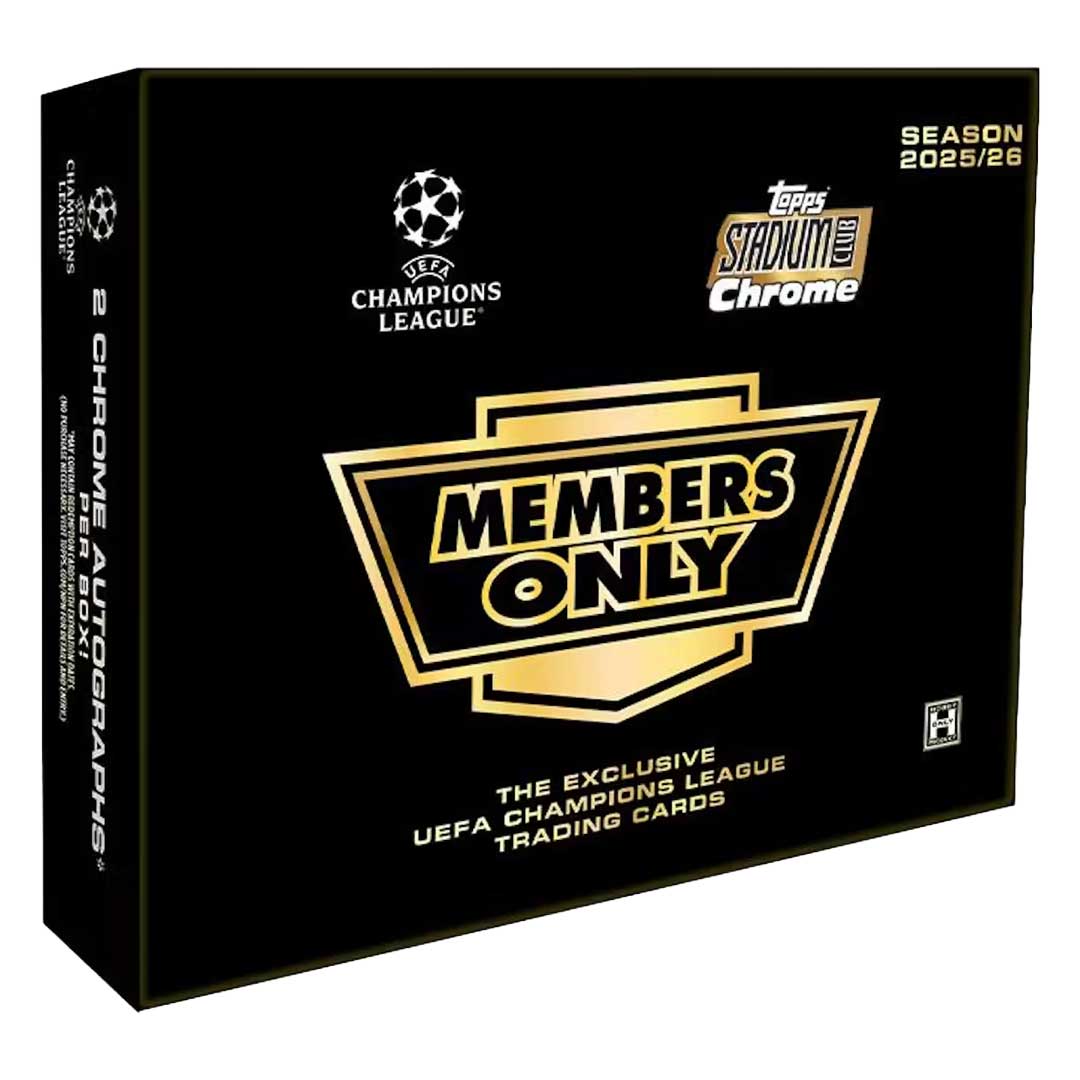 2025-26 Topps Stadium Club Chrome UEFA Champions League Soccer Delight Box