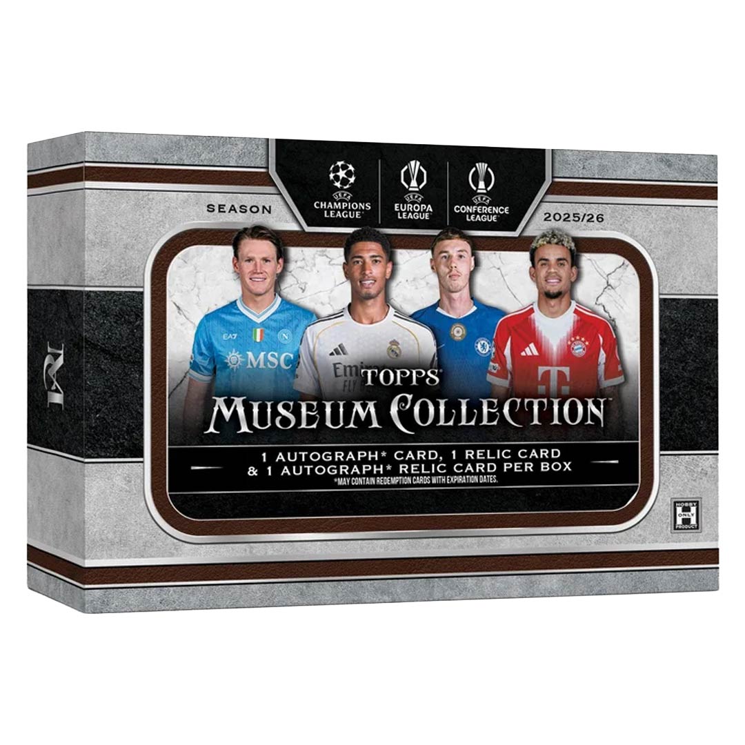 2025-26 Topps UEFA Club Competitions Museum Collection Soccer Hobby Box
