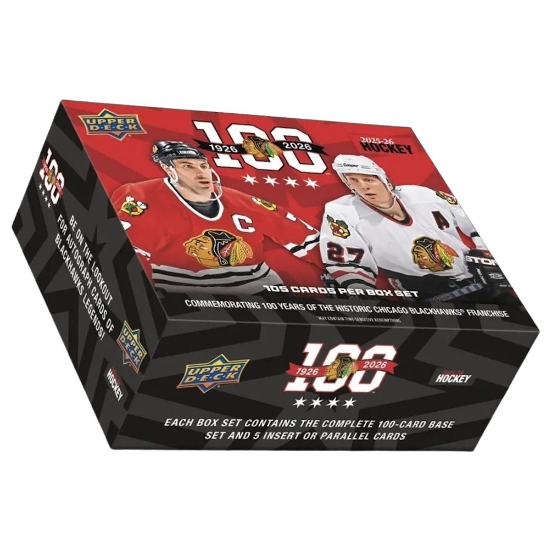 2025-26 Upper Deck Chicago Blackhawks Centennial Hockey Box Set