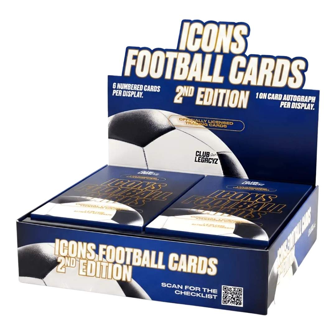 2025 Club Legacyz Icons Soccer Second Edition Hobby Box