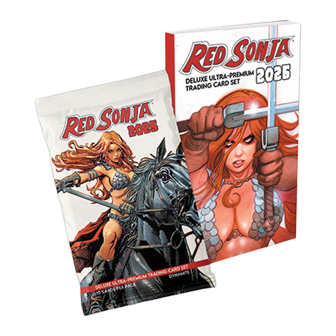 2025 Dynamite Red Sonja Deluxe Ultra-Premium Trading Cards Mini Box