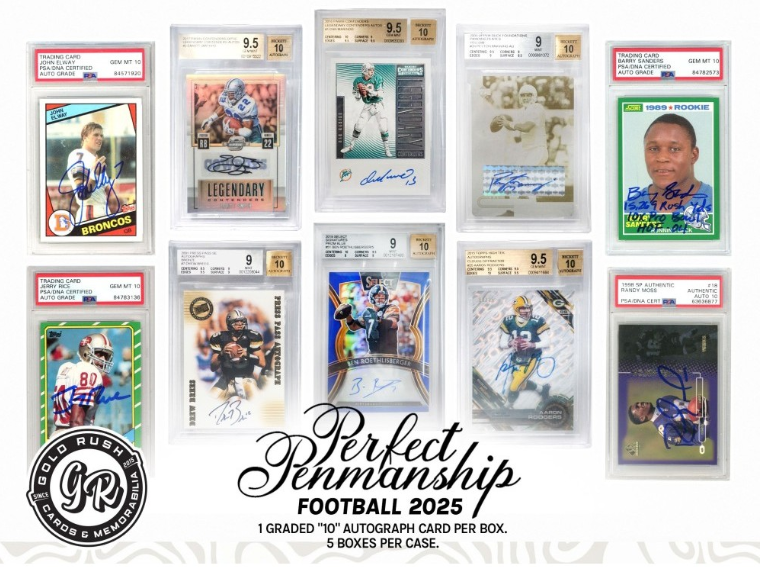 2025 Gold Rush Perfect Penmanship Football Box
