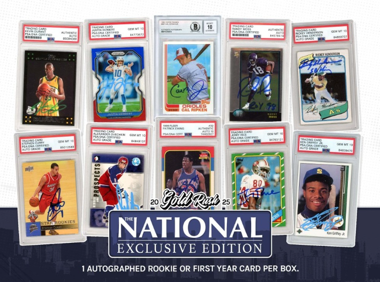 2025 Gold Rush The National Exclusive Multi-Sport Edition 10-Box Case