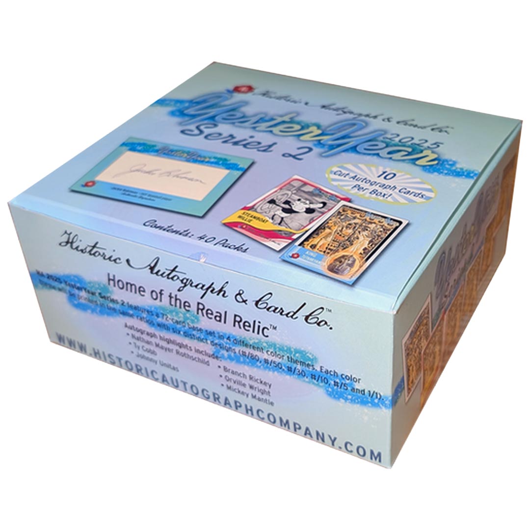 2025 Historic Autographs YesterYear Series 2 Hobby Box