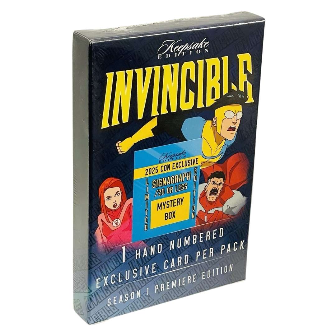 2025 Keepsake Invincible Season 1 Premiere Comic Con Exclusive Laser Signagraph Mystery Box