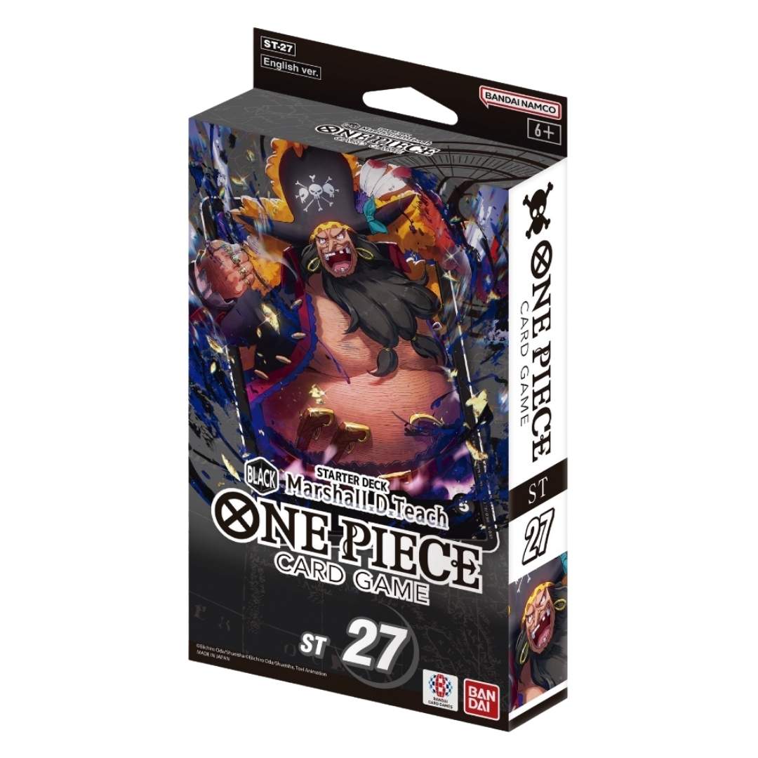 2025 One Piece TCG: Black Marshall.D.Teach Starter Deck Box