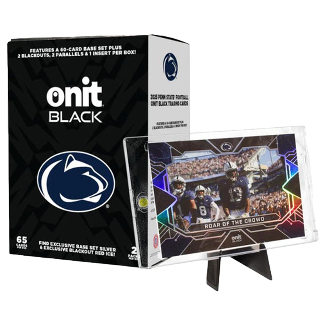  2025 Onit Athlete Black Pennsylvania State University Football Base Edition Box