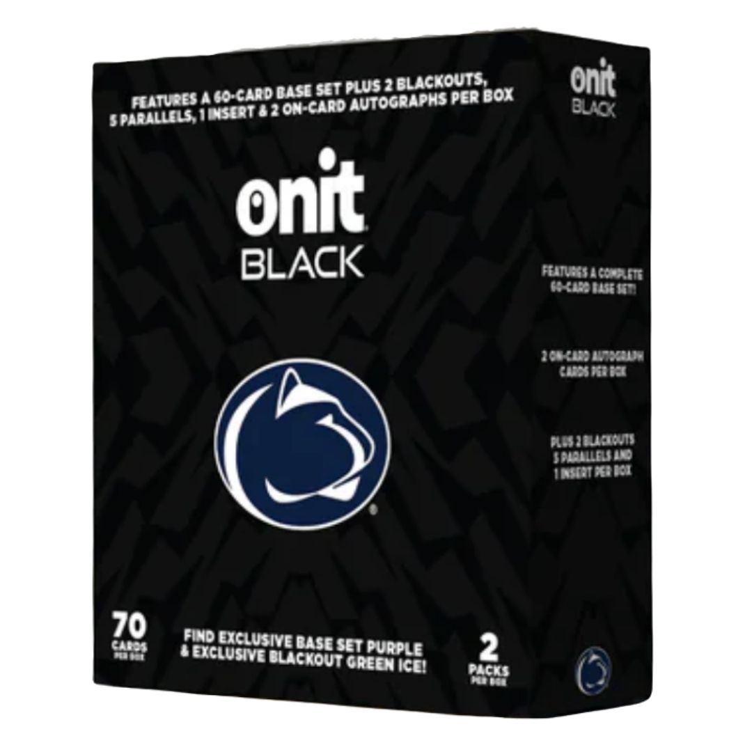  2025 Onit Athlete Black Pennsylvania State University Football Ultra Edition Box