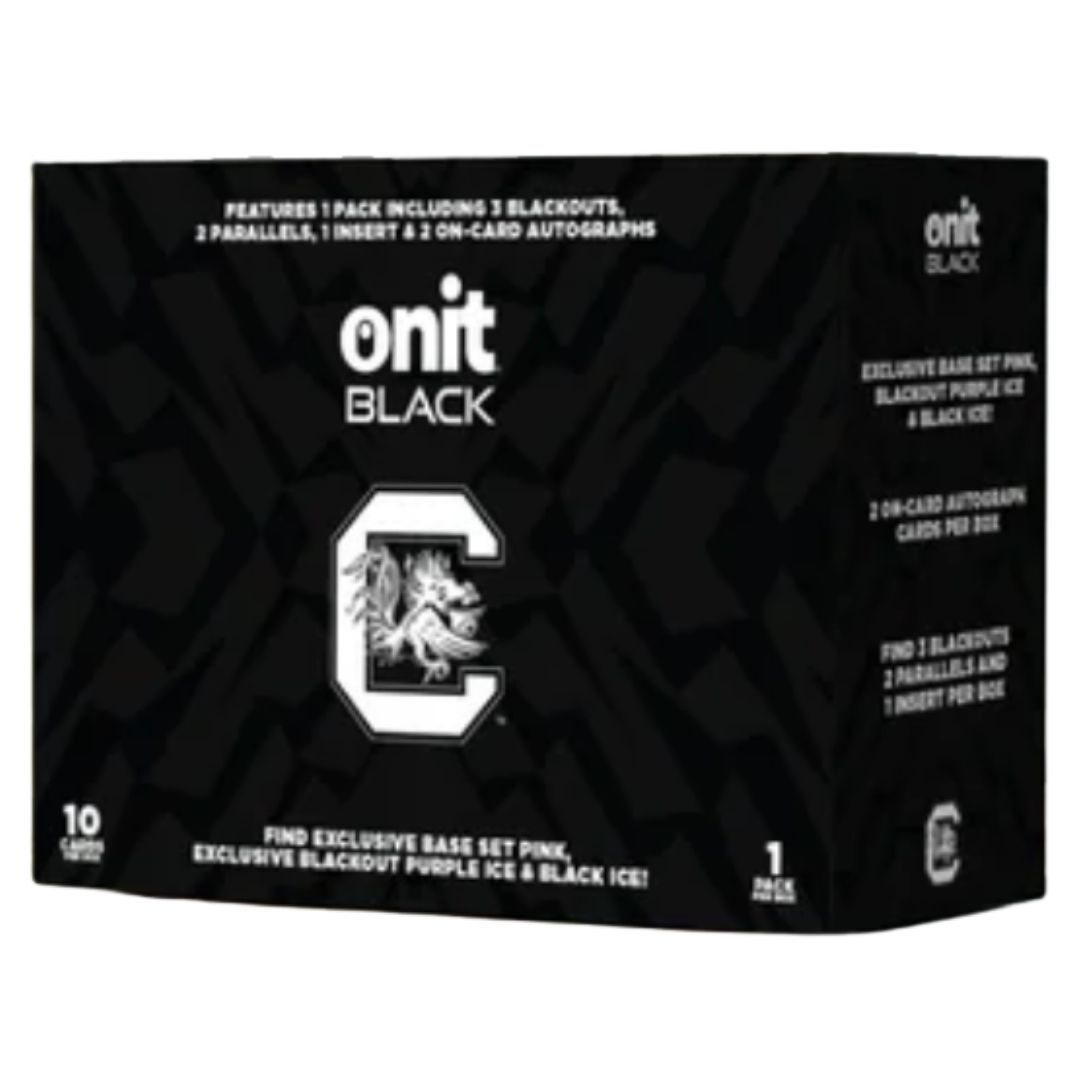  2025 Onit Athlete Black University of South Carolina Football Premium Edition Box