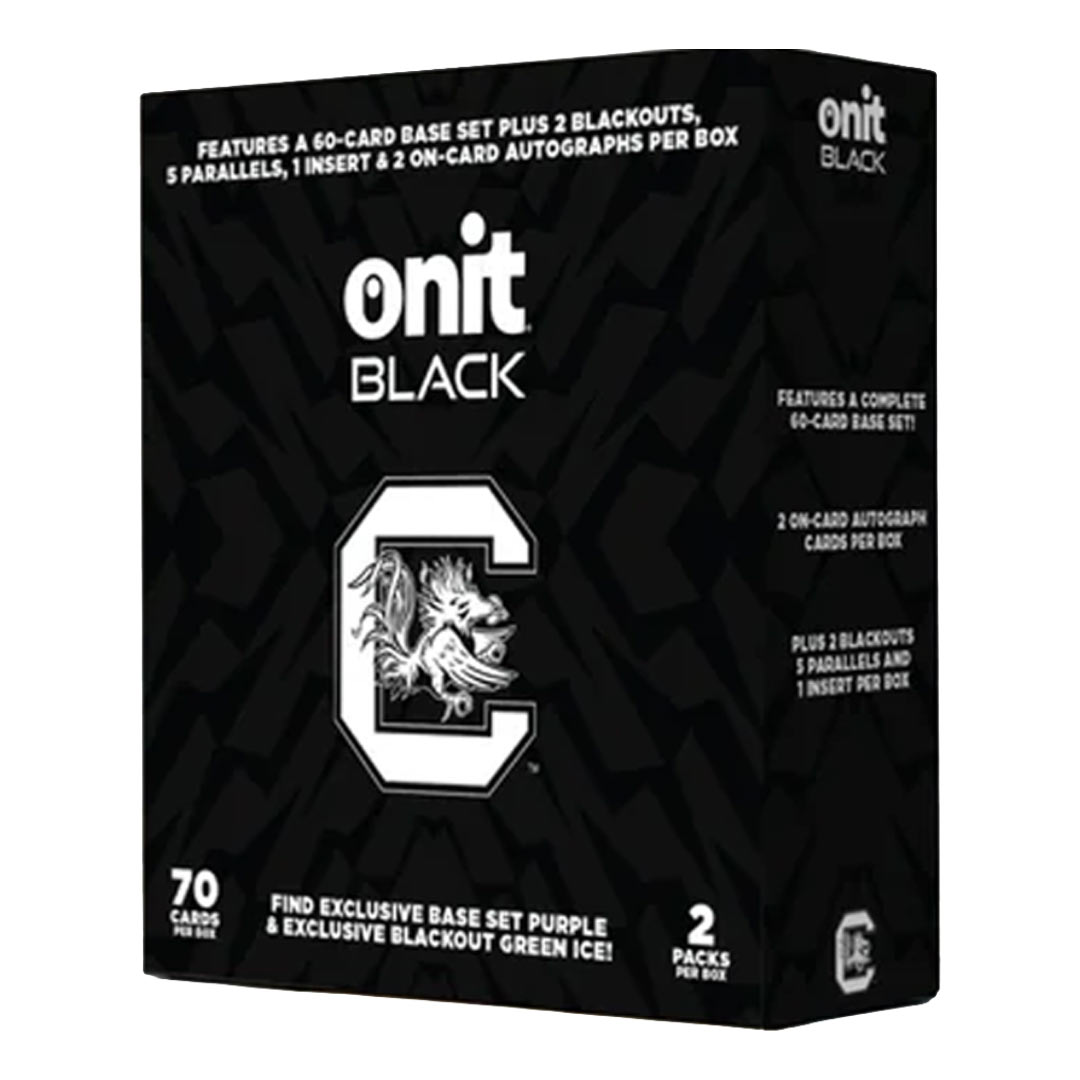  2025 Onit Athlete Black University of South Carolina Football Ultra Edition Box