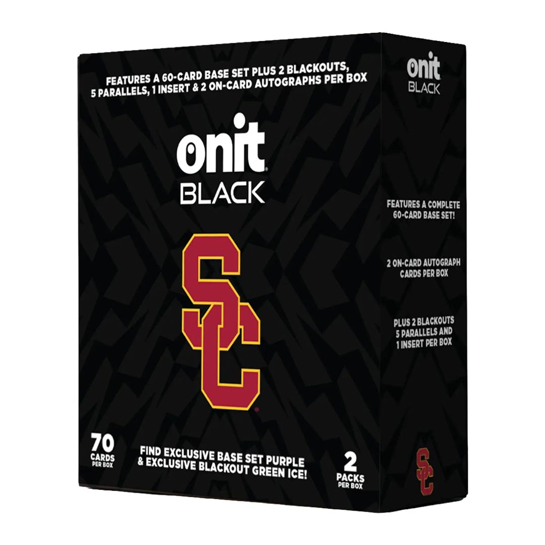  2025 Onit Athlete Black University of Southern California Football Ultra Edition Box