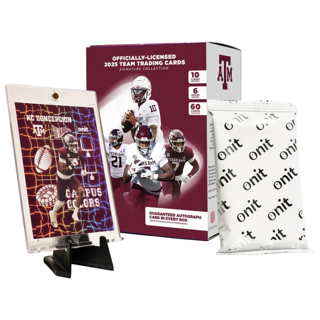  2025 Onit Athlete Texas A&M University NIL Football Platinum Box