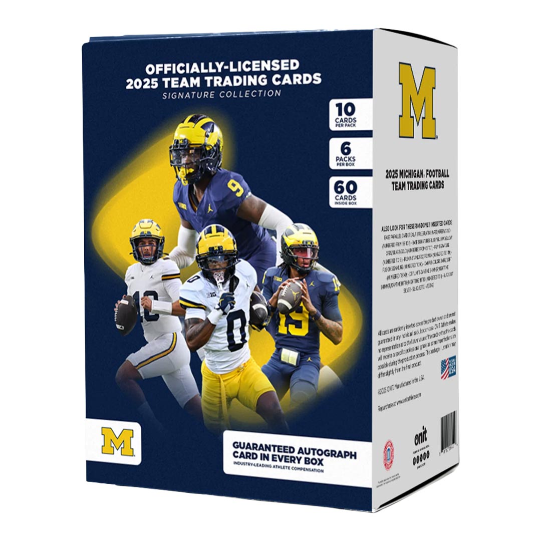  2025 Onit Athlete University of Michigan NIL Football Platinum Box