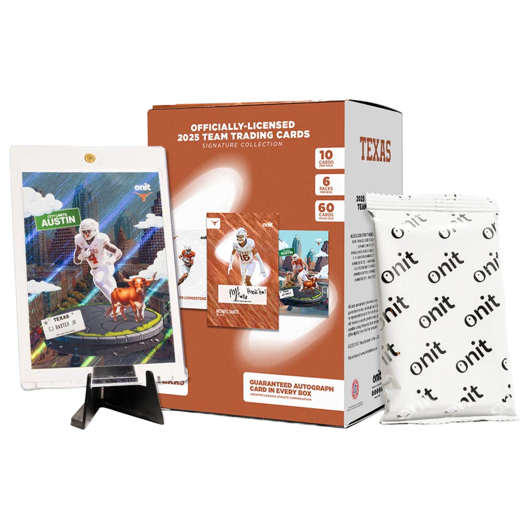  2025 Onit Athlete University of Texas NIL Football Platinum Box