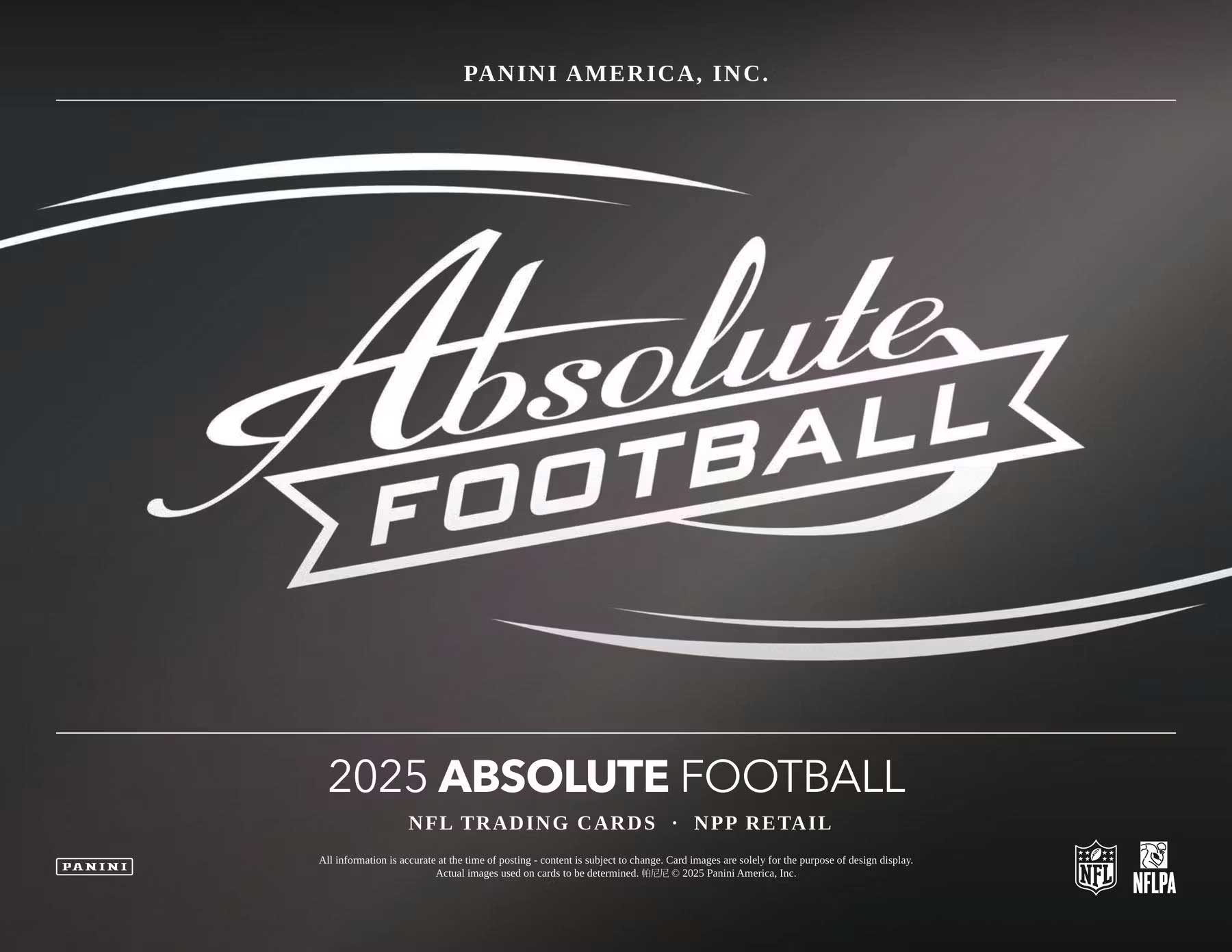 2025 Panini Absolute Football Blaster Pack (Green Parallels) (Purple Box)