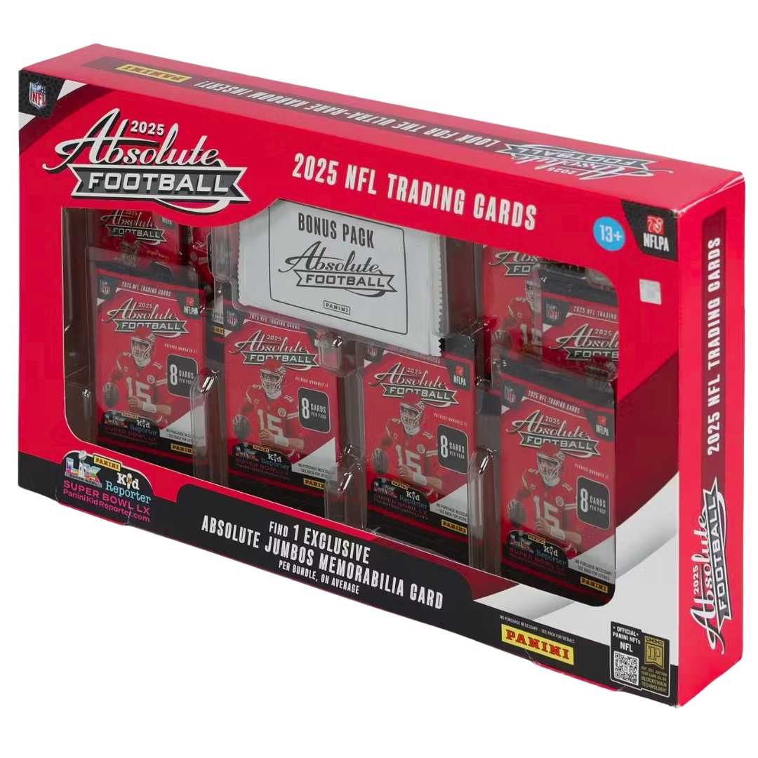 2025 Panini Absolute Football Trading Card Bundle Box 