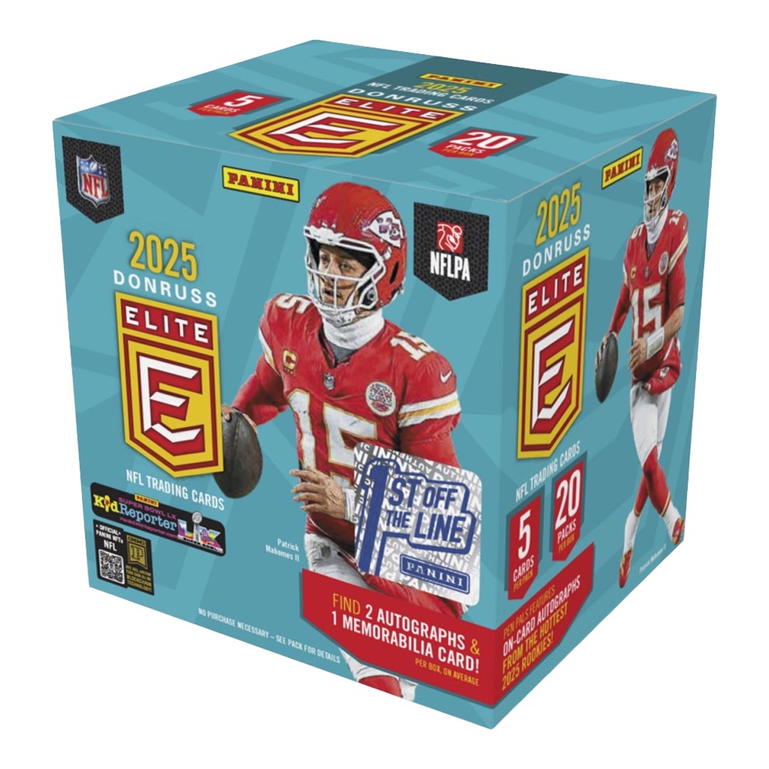 2025 Panini Donruss Elite Football Hobby Box 1st Off The Line (FOTL)