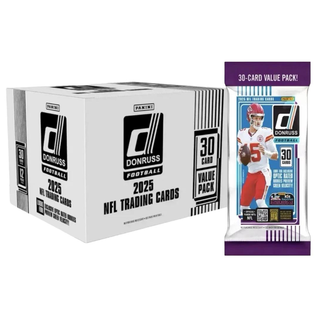 2025 Panini Donruss Football Jumbo Value 12-Pack Box