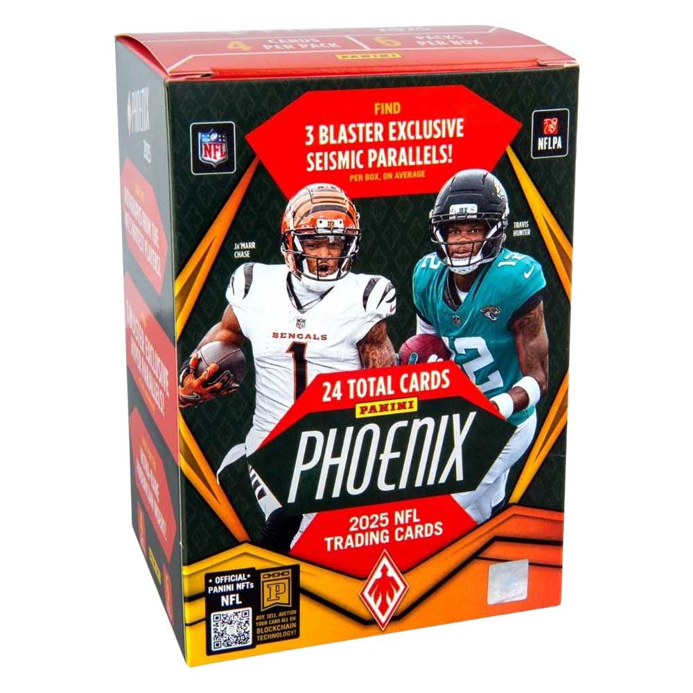 2025 Panini Phoenix Football Hobby Blaster Box (Seismic Parallels)