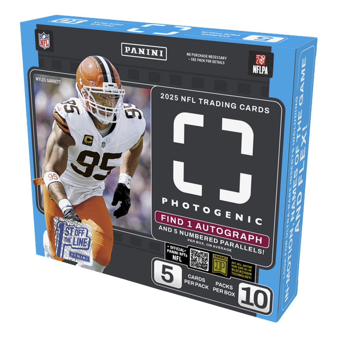 2025 Panini Photogenic Football 1st off the Line Hobby Box