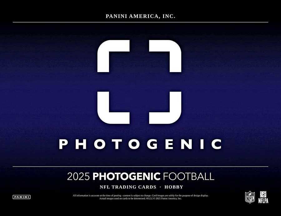  2025 Panini Photogenic Football Hobby 14-Box Case