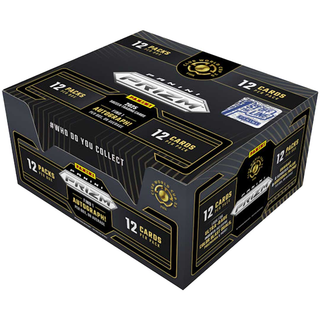 2025 Panini Prizm FIFA Club World Cup Soccer 1st Off The Line FOTL Hobby Box (Slightly Damaged)