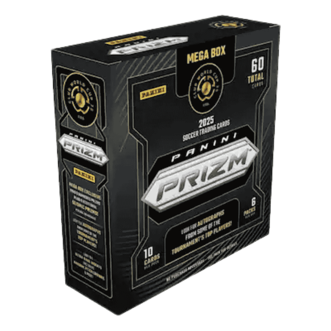 2025 Panini Prizm FIFA Club World Cup Soccer Mega Box(Seismic Prizms)