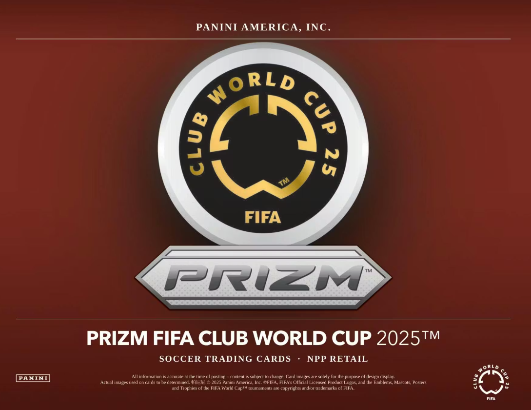 2025 Panini Prizm FIFA Club World Cup Soccer Mega Pack (Seismic Prizms)