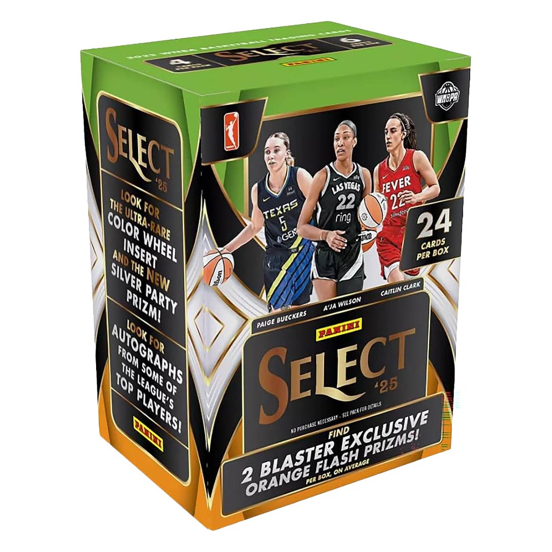 2025 Panini Select WNBA Basketball Blaster Box (Orange Flash Prizms)
