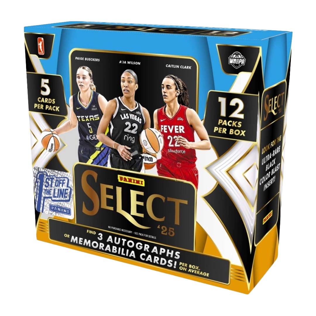 2025 Panini Select WNBA Basketball Hobby Box - 1st Off The Line (FOTL)