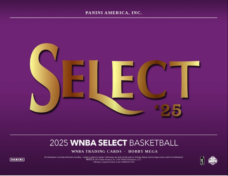 2025 Panini Select WNBA Basketball Mega Hobby Box (Exclusive Base Parallels)