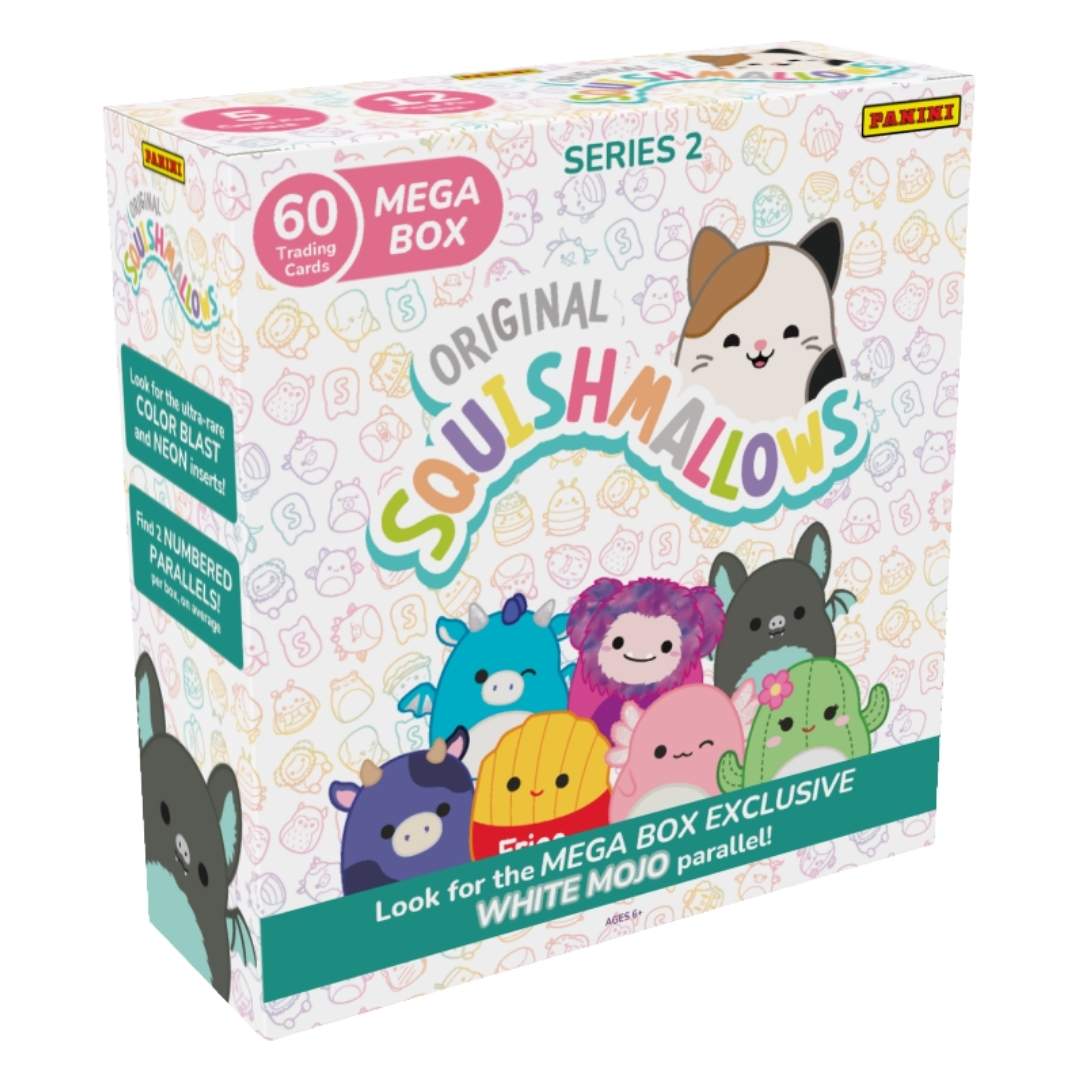 2025 Panini Squishmallows Series 2 Mega Box (White Mojo Parallels)