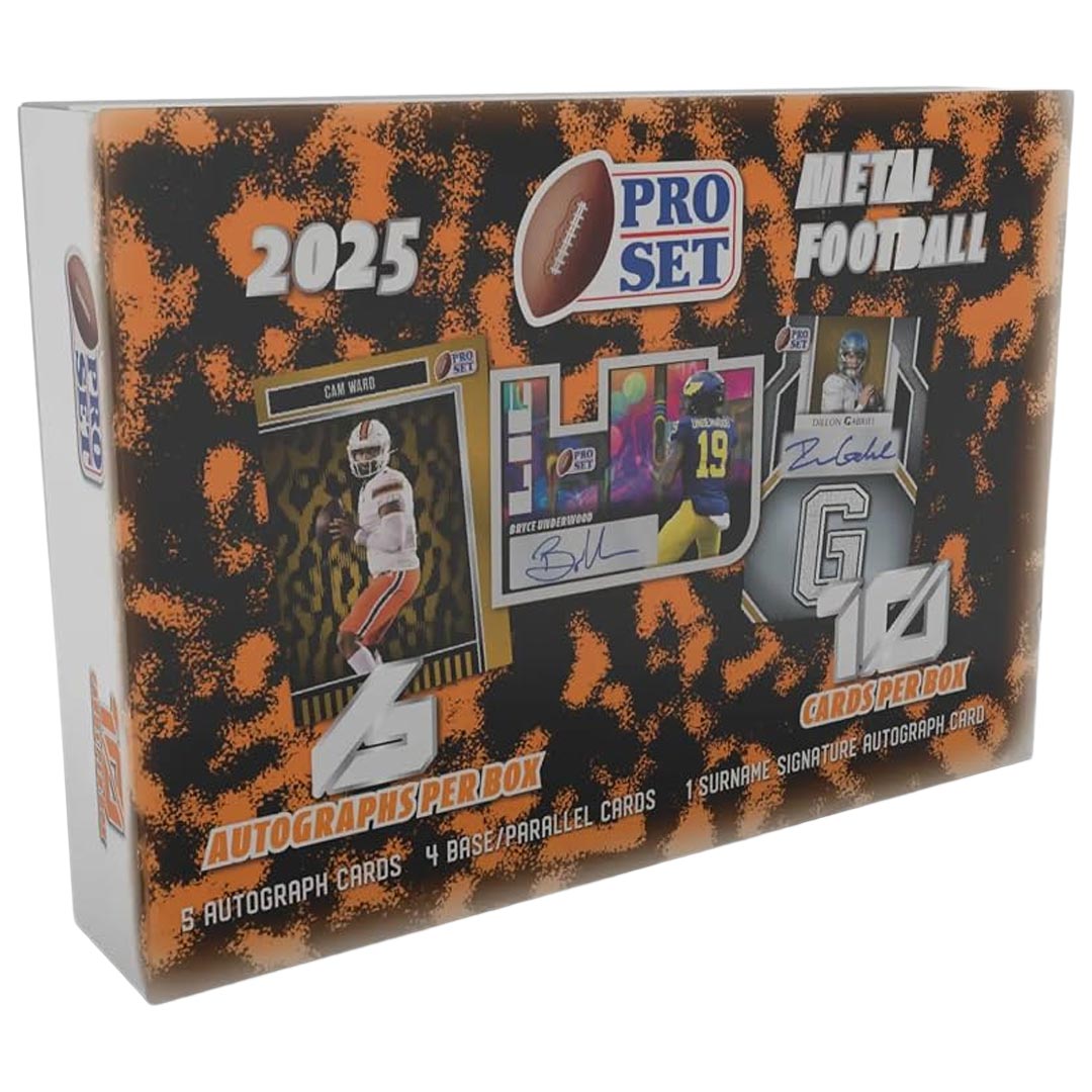 2025 Pro Set Metal Football Hobby Box
